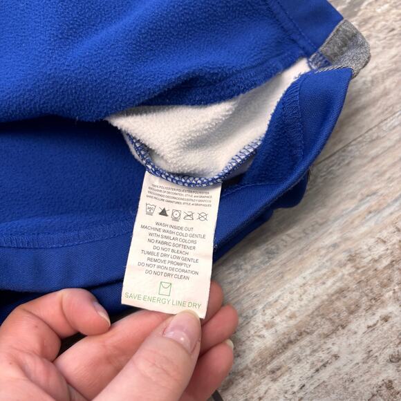 New York Giants Jacket NFL TX3 Cool Blue Gray Red Mens S Full Zip Track - Picture 5 of 9